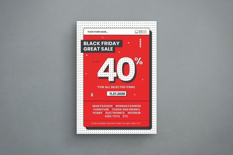 Black Friday Flyer by Graphr
