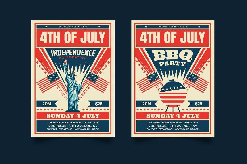 4th July BBQ Flyer